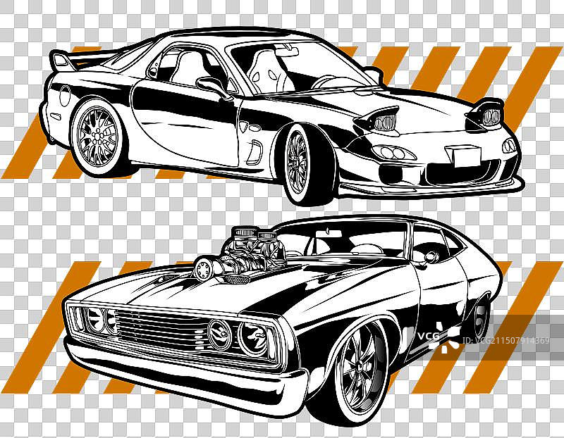 漂移赛车图片素材