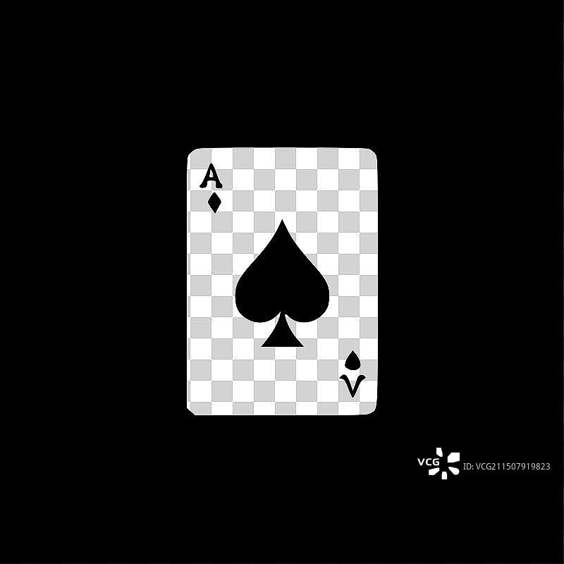 卡片 - 黑白独立图标图片素材