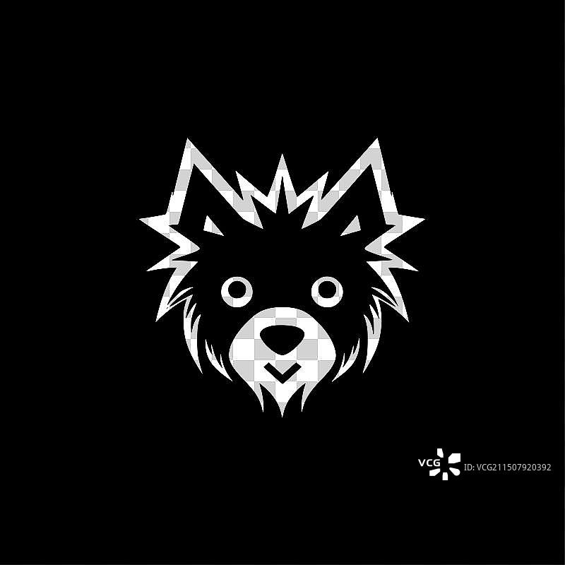 狗-极简主义和简单的轮廓图片素材