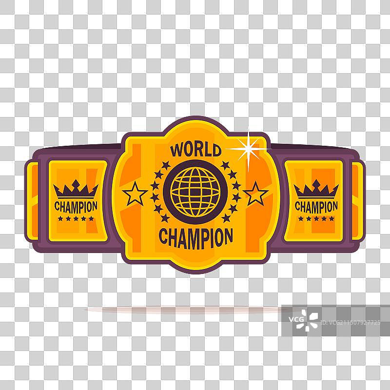 综合格斗冠军腰带图片素材