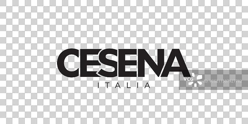 意大利切塞纳市徽设计图片素材