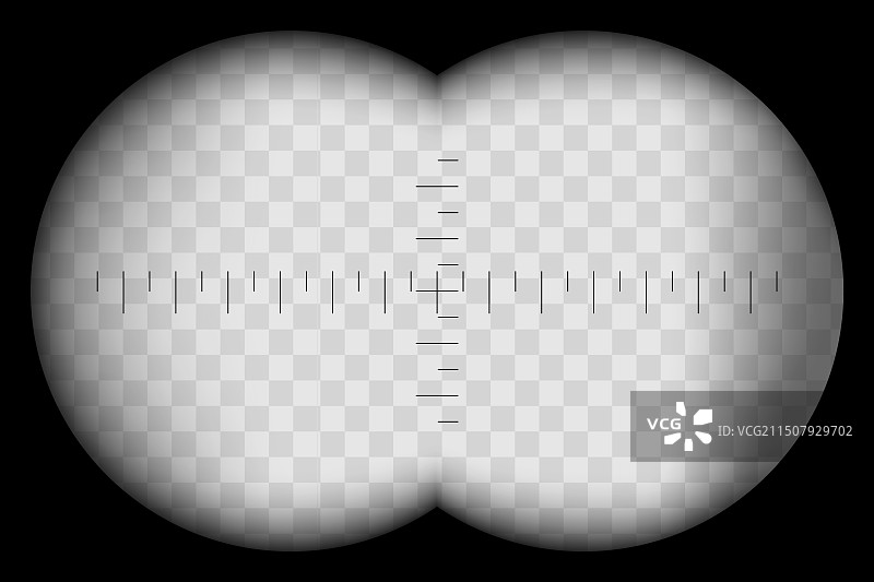 双筒望远镜取景器光学框架图片素材