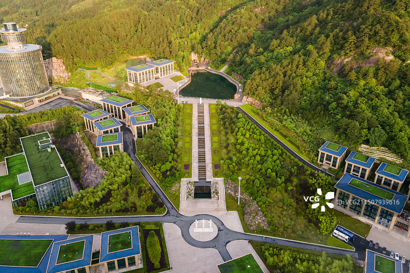 航拍安徽黄山市东黄山风光图片素材