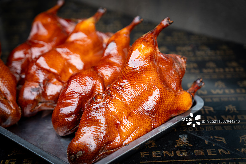 南京现烤烤鸭图片素材
