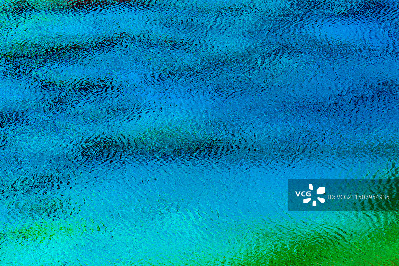 九寨沟-五彩池-水波荡漾图片素材