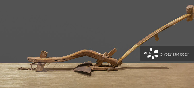 中国农业博物馆“中华农业文明陈列”展：犁杖（辽宁建平）图片素材