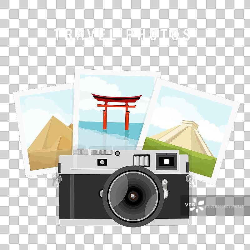 旅行照片与旅行记忆图片素材