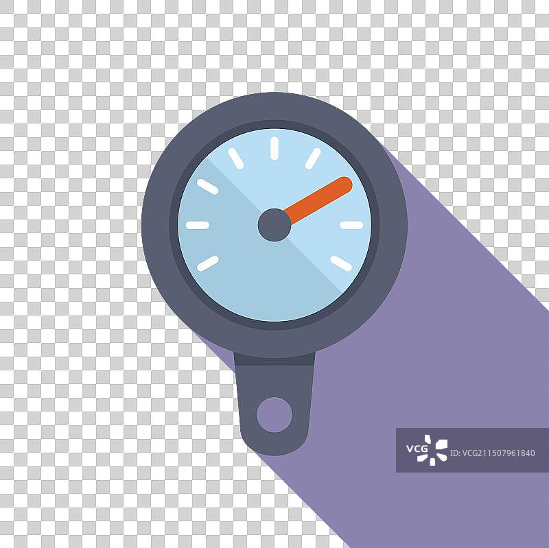 紫色背景上的压力表图片素材