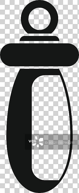 奶嘴黑色轮廓图片素材