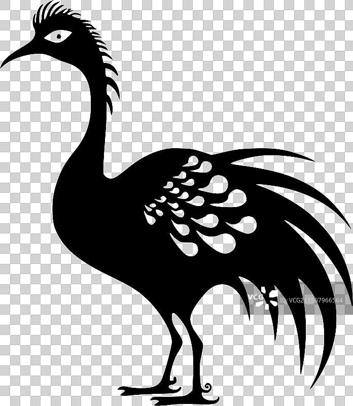 渡渡鸟 - 极简扁平风logo图片素材