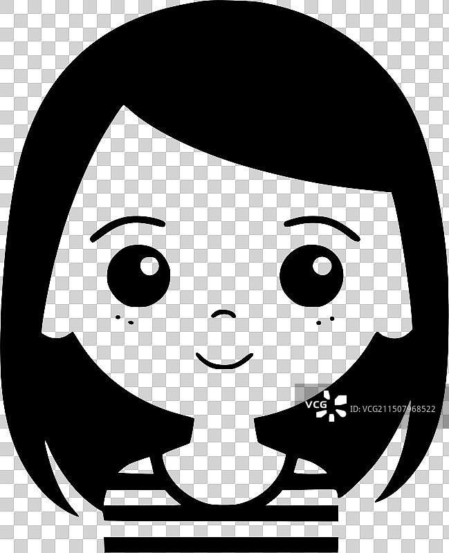 高品质女孩logo设计，T恤理想素材图片素材