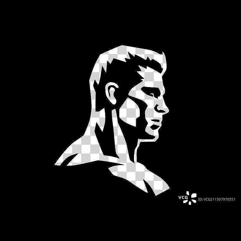 肌肉 - 黑白隔离图标图片素材