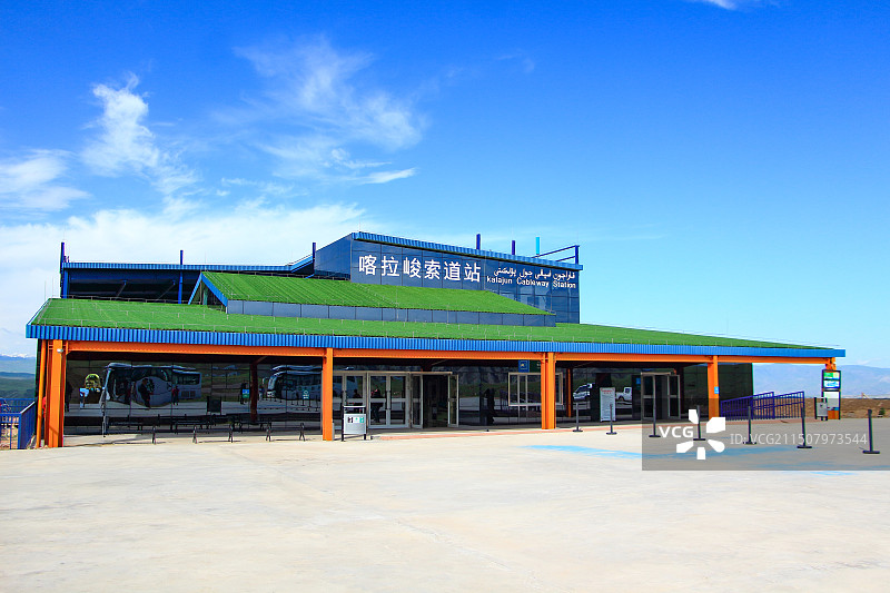 喀拉峻索道站图片素材