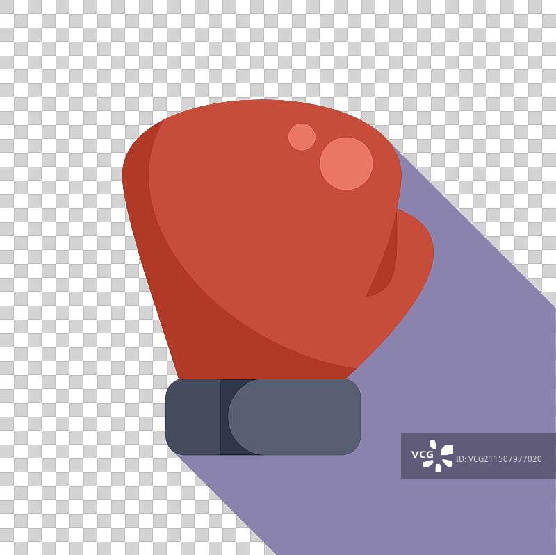 紫色背景上的红色拳击手套图片素材