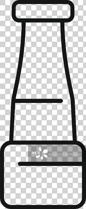 酱油瓶轮廓图片素材