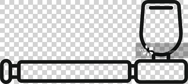 葡萄酒品尝元素线性图标图片素材