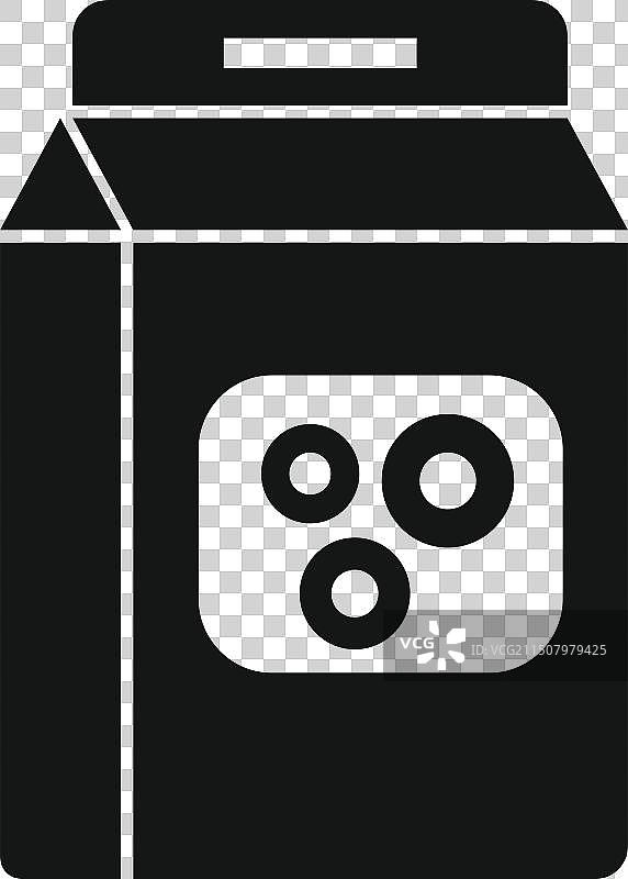 牛奶（黑白照片）图片素材