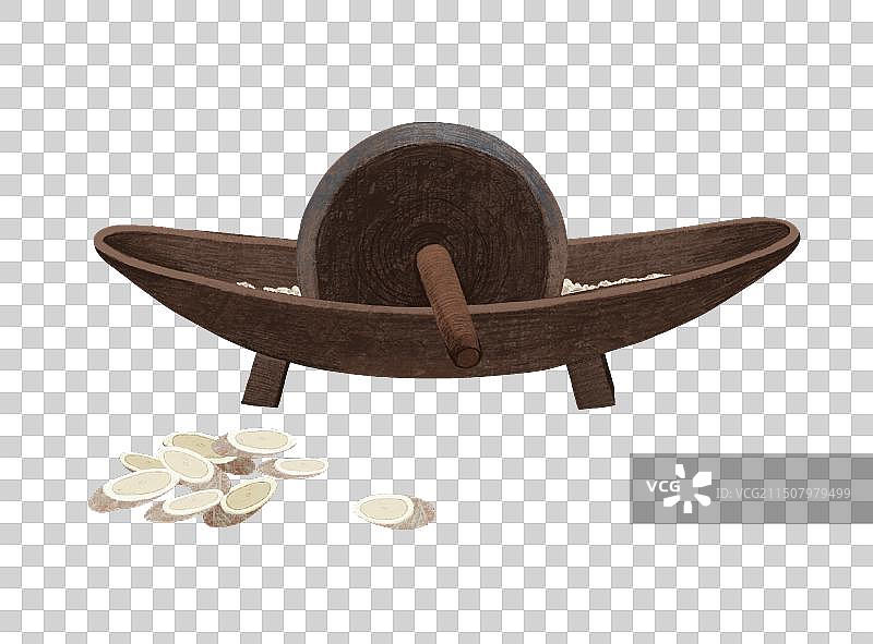 研磨药的碾槽图片素材