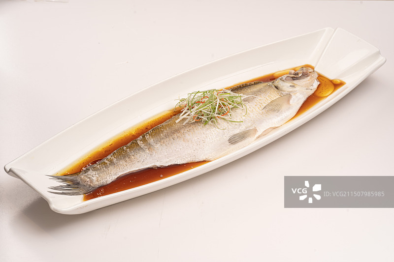清蒸白鱼图片素材