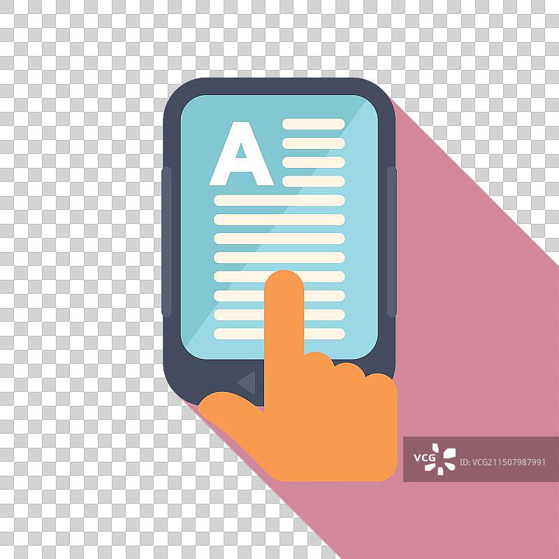 在平板电脑上阅读电子书图片素材