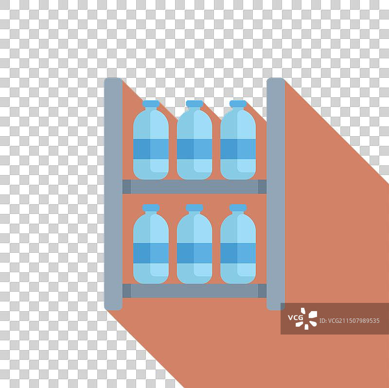 卡通水瓶货架图片素材