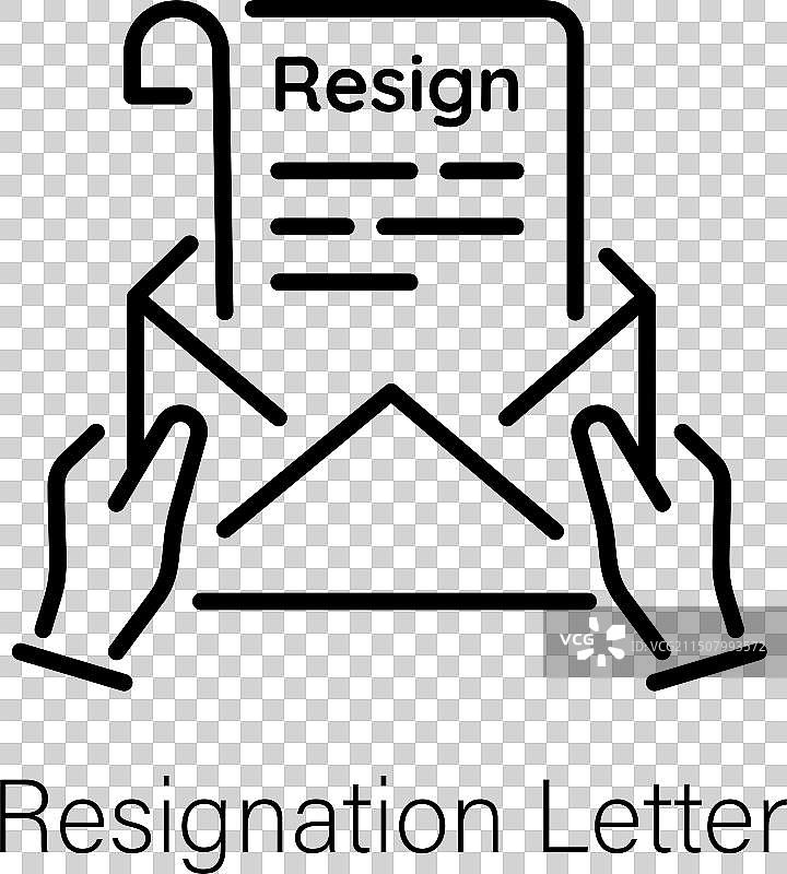 辞职信图片素材