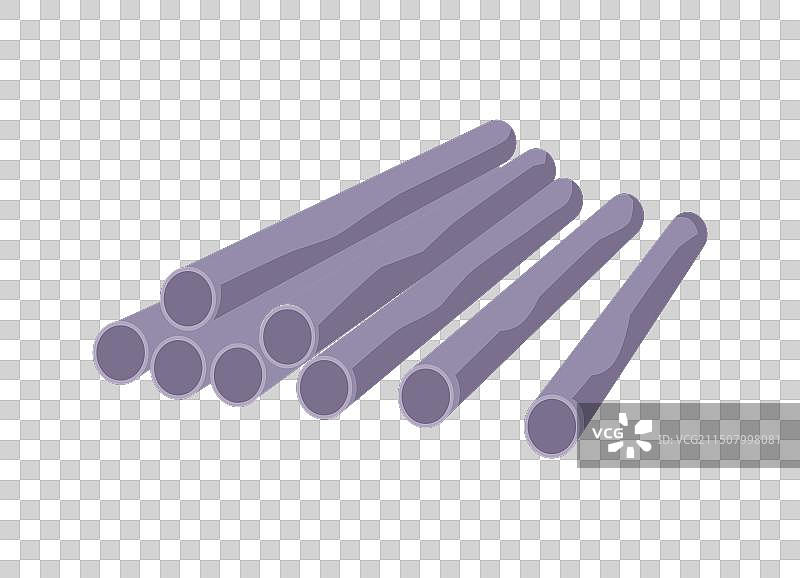 一堆不锈钢长管图片素材