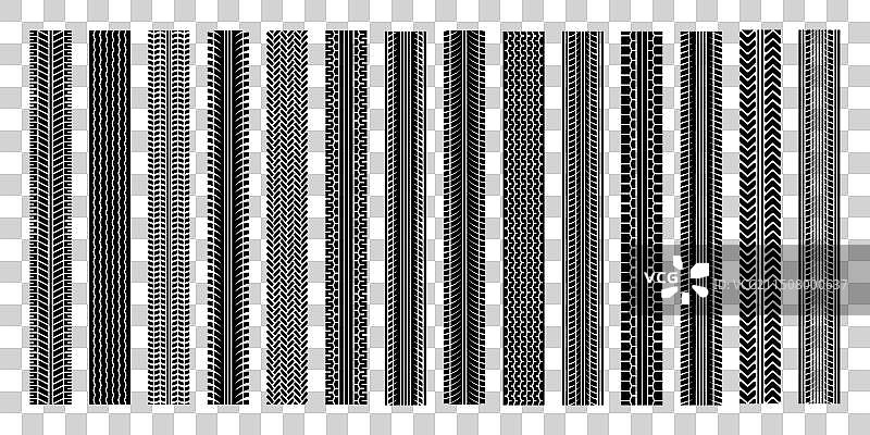 轮胎痕迹车轮制动痕迹卡车或汽车图片素材