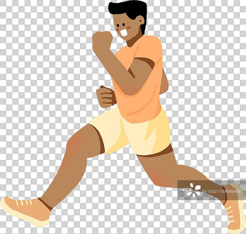 正在跑步的运动员图片素材