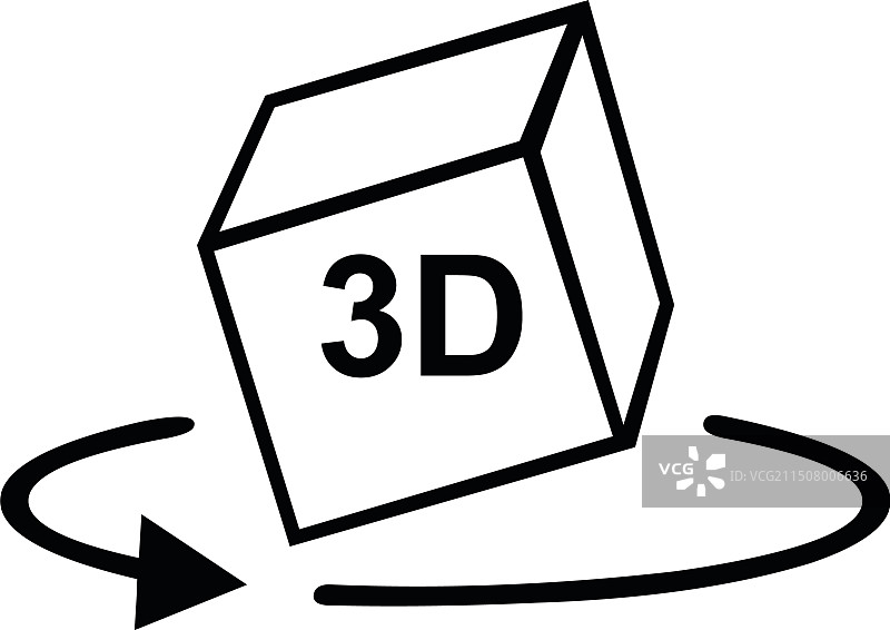 3D立方体图标图片素材