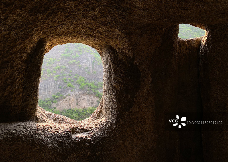 北京古崖居原始部落旅游度假区图片素材