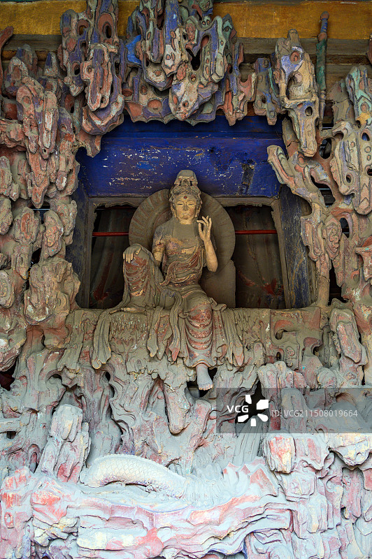 天津蓟县独乐寺观音阁木构建筑图片素材