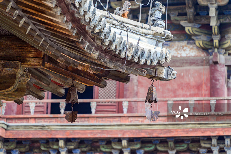 天津蓟县独乐寺观音阁木构建筑图片素材