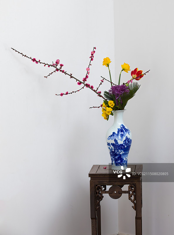 中国风插花图片素材