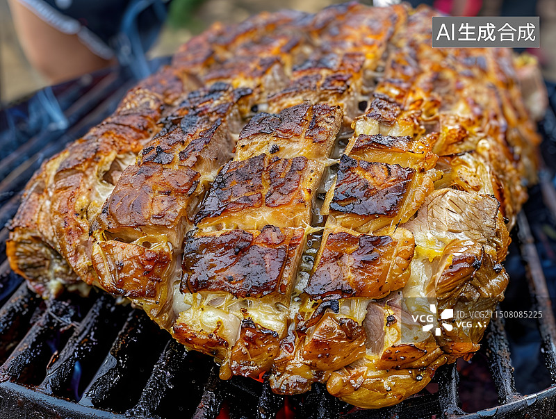【AI数字艺术】民族美食烤羊肉图片素材