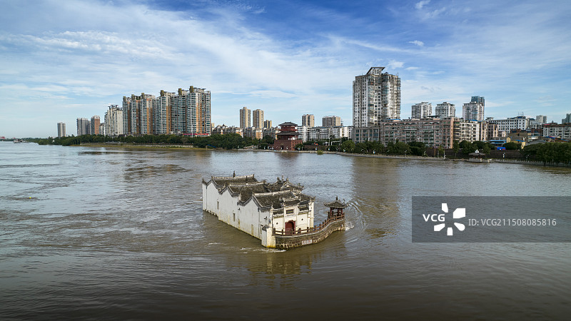 江中观音阁图片素材