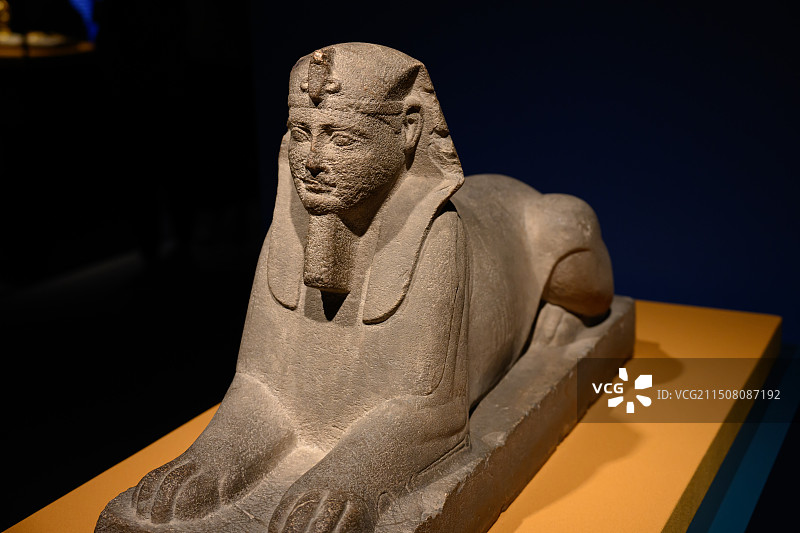 斯芬克斯尕-后期埃及-上海博物馆金字塔之巅图片素材