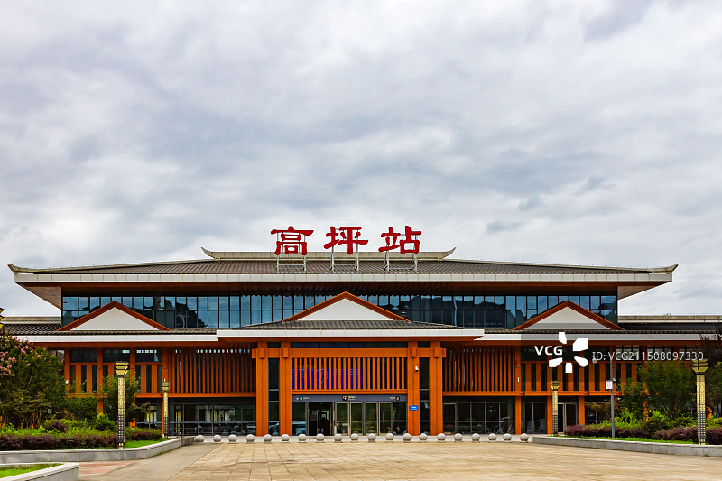 湖北省恩施建始高坪火车站图片素材