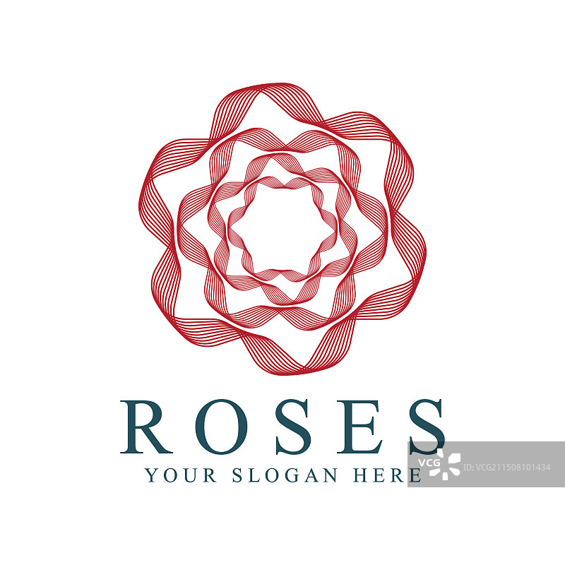 玫瑰标志图片素材