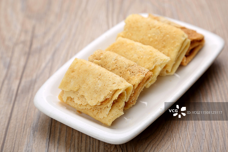 蛋卷蛋片图片素材