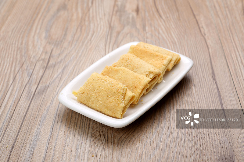 蛋卷蛋片图片素材