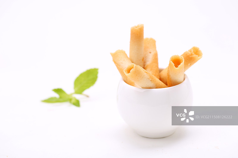 奶油饼干卷图片素材