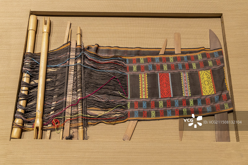 中国农业博物馆“中华农业文明陈列”展：腰机（海南通什冲山）图片素材