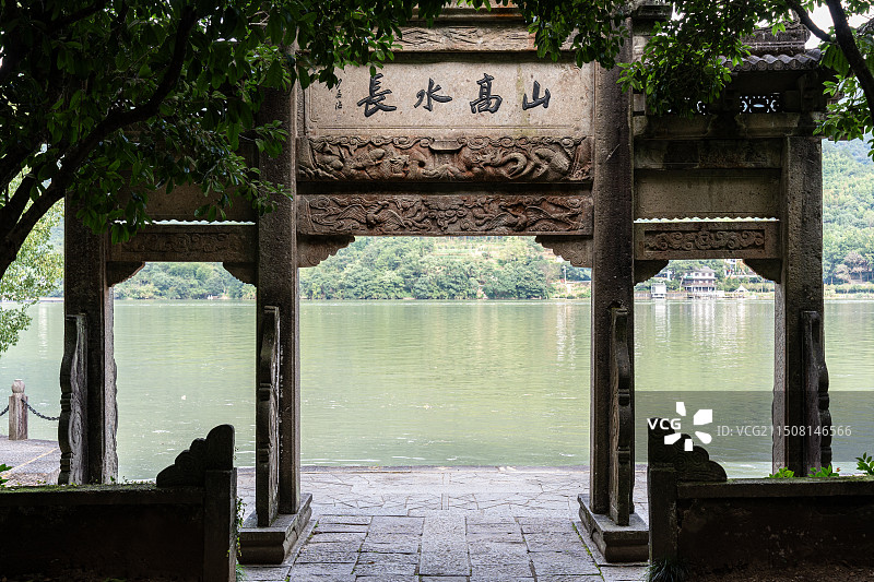 杭州桐庐县严子陵钓台景区图片素材