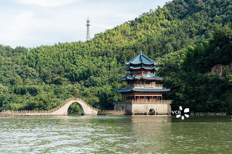 杭州桐庐县严子陵钓台景区图片素材