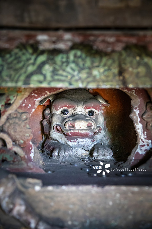 中国山西平遥双林寺，世界文化遗产图片素材