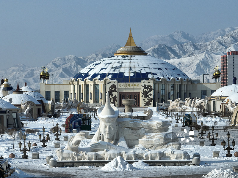 呼和浩特蒙亮民族风情园图片素材