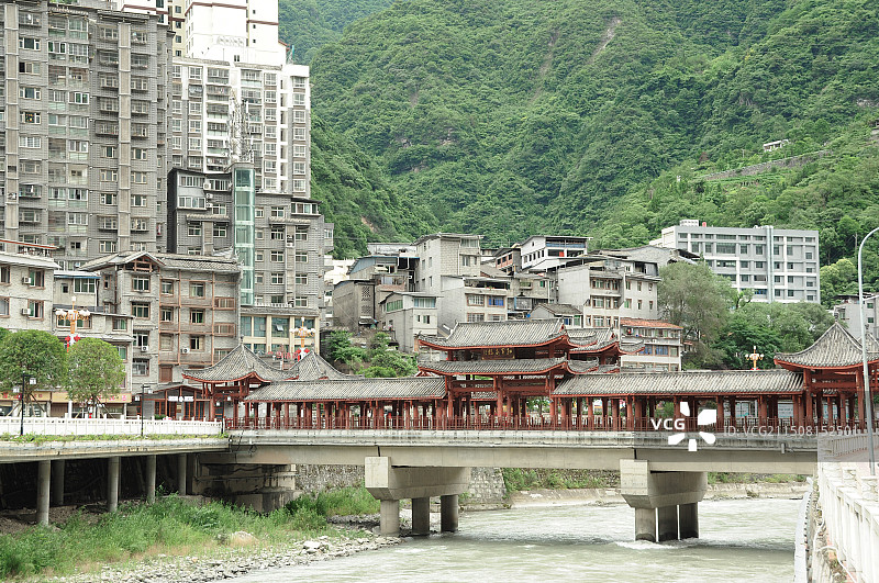 雅安熊猫古城景区图片素材