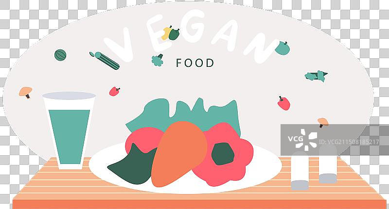 新鲜蔬菜拼盘（生菜和番茄）图片素材