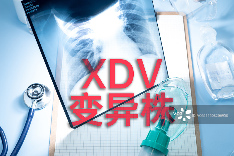 新冠新变异株病毒XDV图片素材